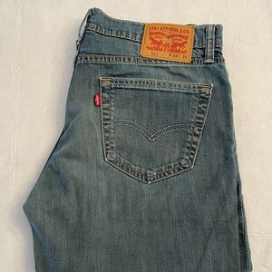 Men’s Levi’s 511 Blue Jeans 34 x 36